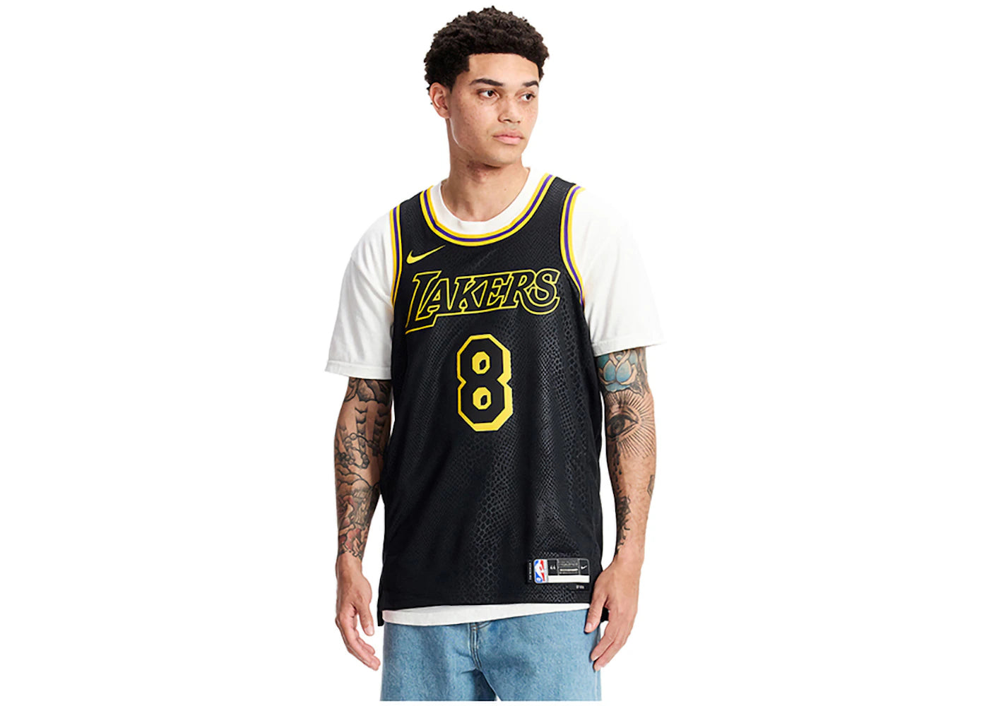 Nike Kobe Mamba Mentality Los Angeles Lakers City Edition Swingman Jersey (FW23) Black