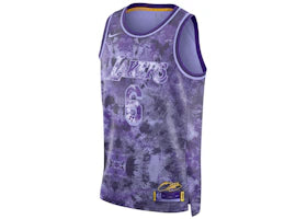 Nike NBA LeBron James Los Angeles Lakers 2022/23 Select Series Jersey Purple Pulse