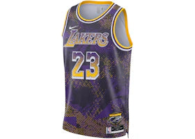 Nike NBA Los Angeles Lakers LeBron James 23 2025/26 Select Series Jersey Field Purple/White