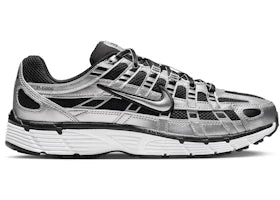 Nike P-6000 Metallic Silver Black White (Women's)