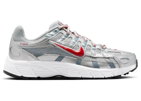 Nike P-6000 Metallic Silver Gym Red (GS)
