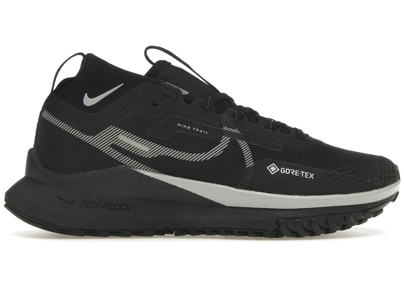 Nike React Pegasus Trail 4 Gore-Tex Black Wolf Grey (Women's)