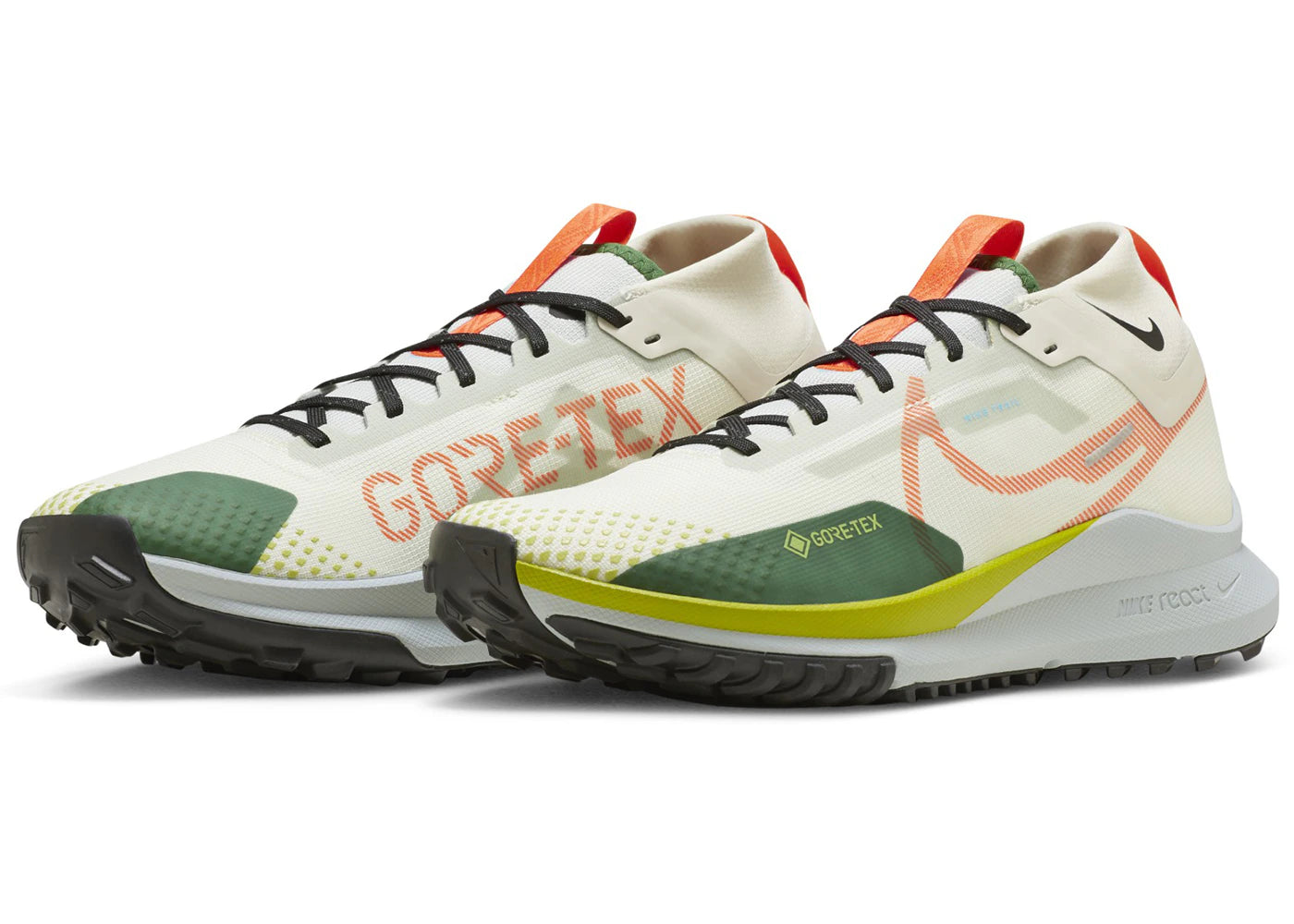 Nike Pegasus Trail 4 Gore-Tex Coconut Milk Safety Orange Cactus