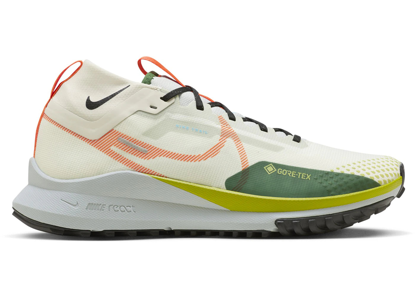 Nike Pegasus Trail 4 Gore-Tex Coconut Milk Safety Orange Cactus