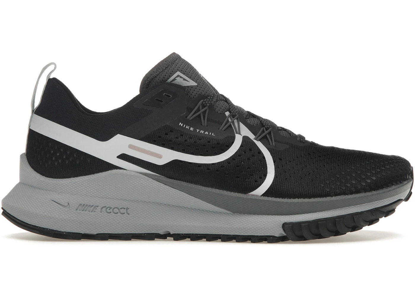 Nike React Pegasus Trail 4 Black Dark Grey