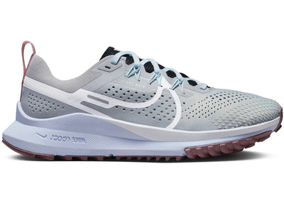 Nike React Pegasus Trail 4 Light Smoke Grey Black Glacier Blue White (Women's)