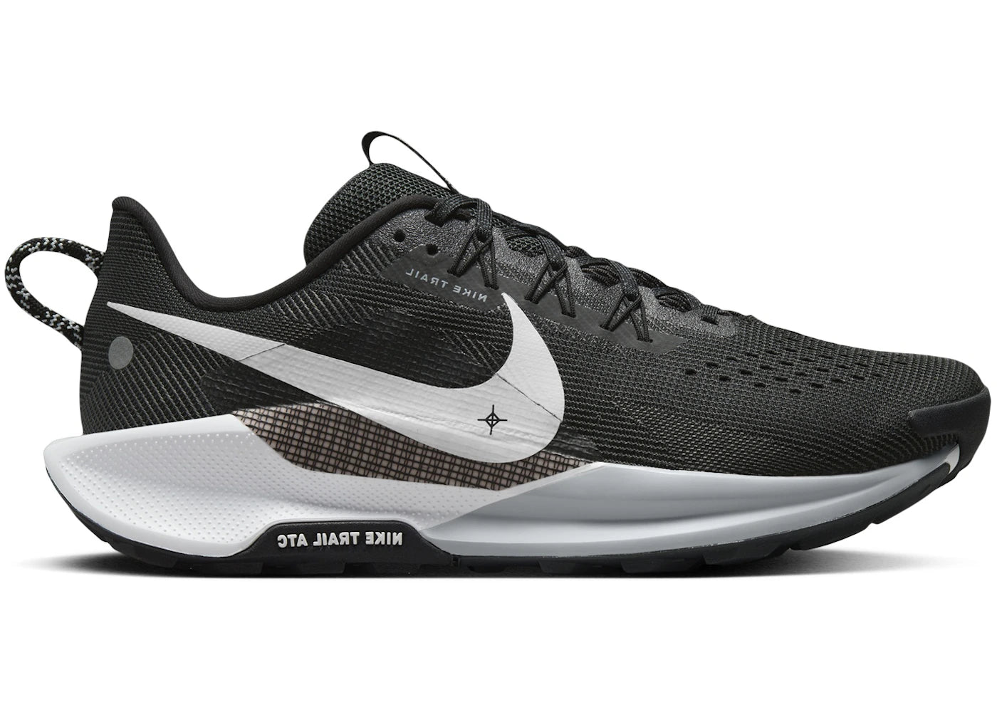 Nike React Pegasus Trail 5 Black Anthracite Wolf Grey White