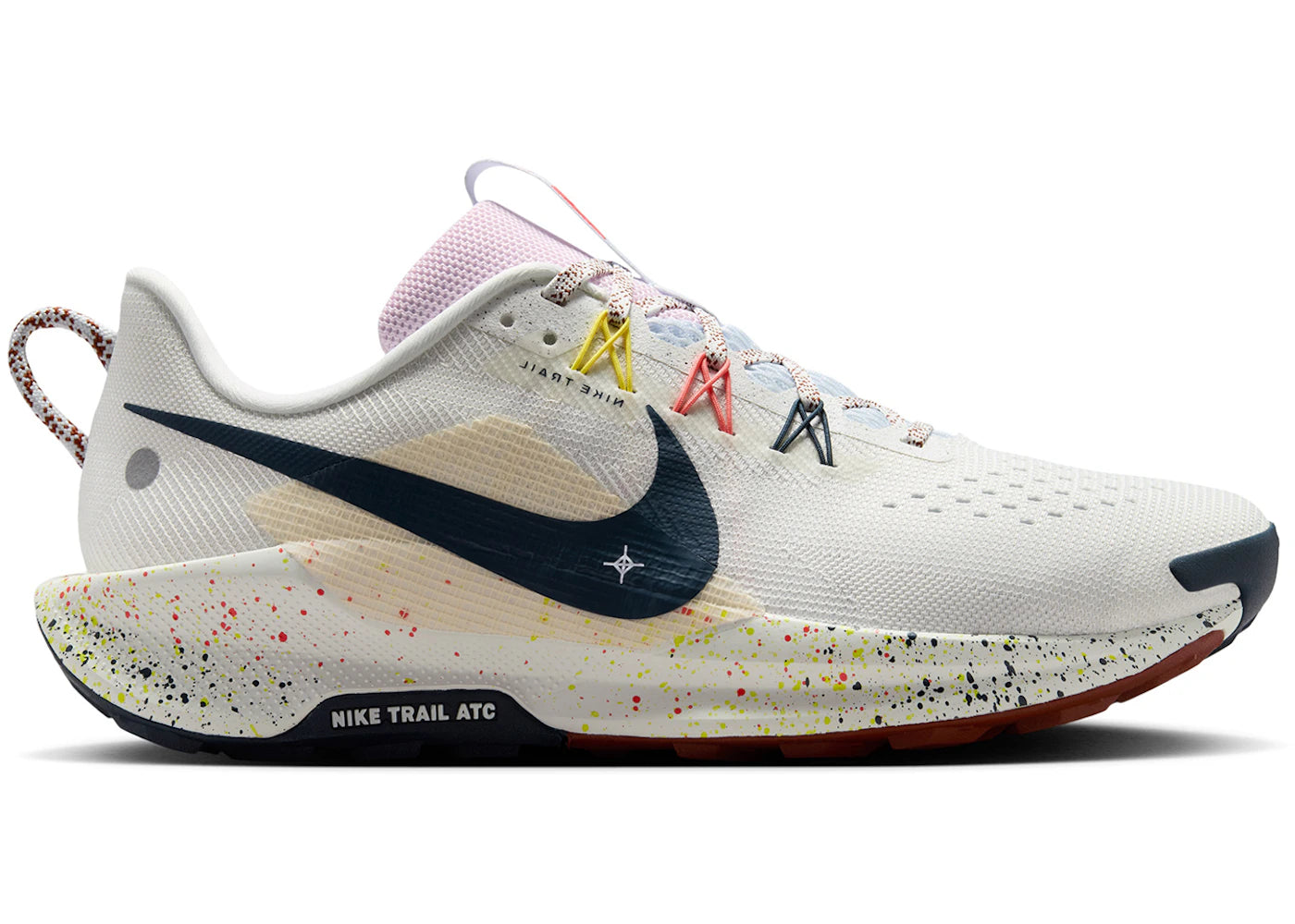 Nike React Pegasus Trail 5 Summit White Football Grey Pink Foam Armory Navy