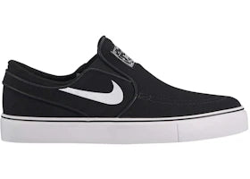 Nike SB Stefan Janoski Canvas Slip Black White (GS)