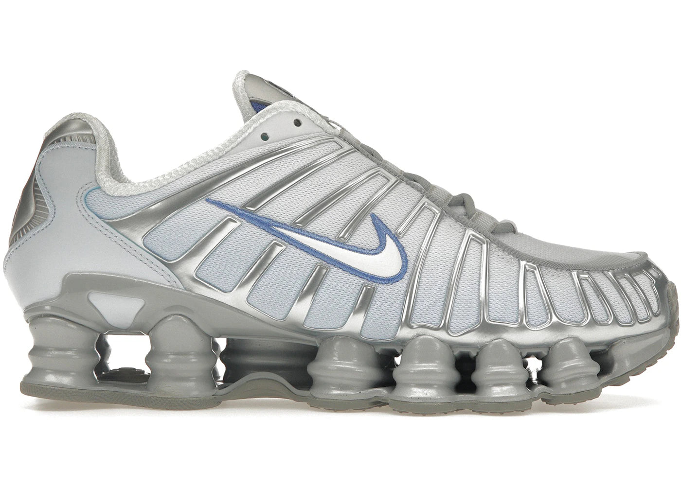 Nike Shox TL Metallic Platinum Blue Tint (Women's)