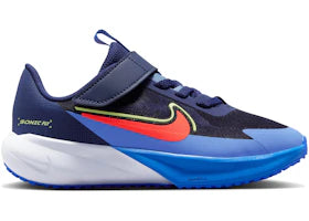Nike Sonic Fly Midnight Navy Blue Crystal Hot Lava (PS)