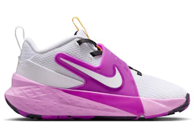 Nike Team Hustle D 12 White Gold Vivid Purple (PS)