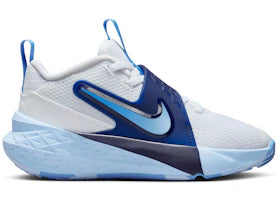 Nike Team Hustle D 12 White Psychic Blue Midnight Navy University Blue (PS)