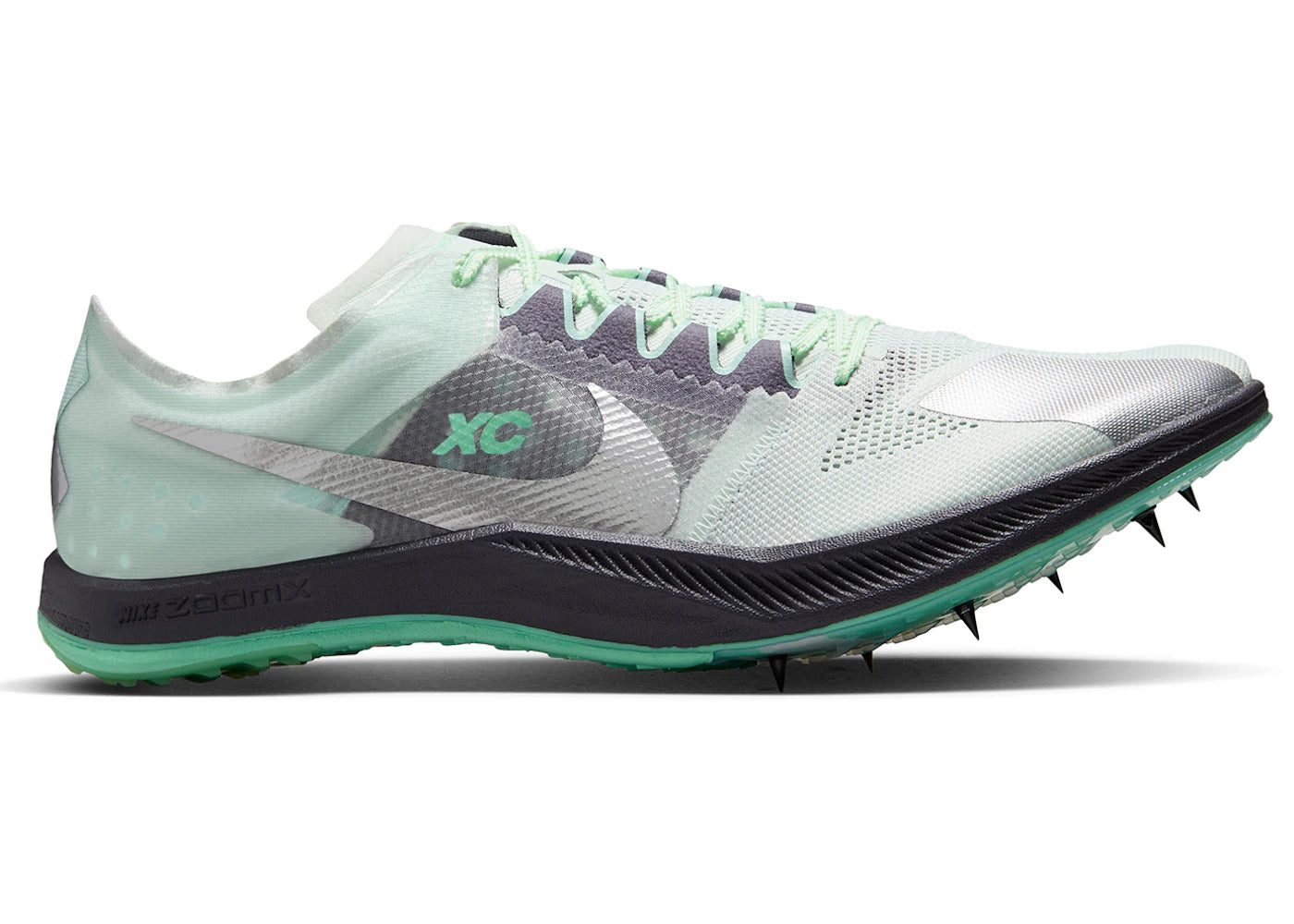 Nike ZoomX Dragonfly XC Barely Green Green Glow Iced Jade Metallic Silver
