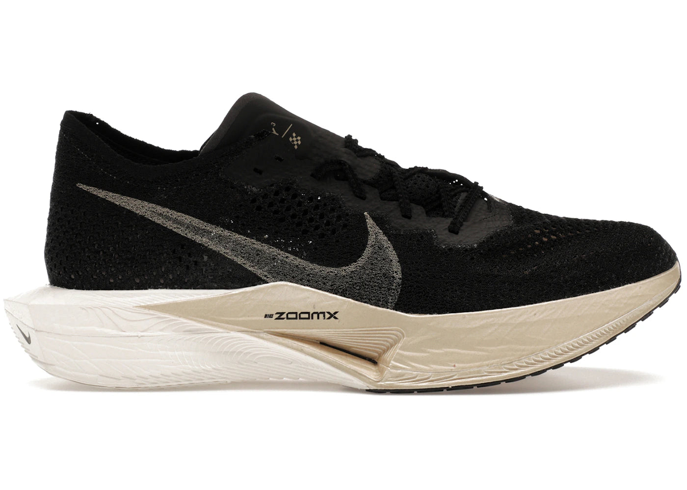 Nike ZoomX Vaporfly 3 Black Metallic Gold Grain