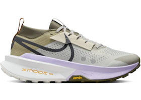 Nike ZoomX Zegama 2 Light Iron Ore Vapor Green Lilac Bloom Anthracite