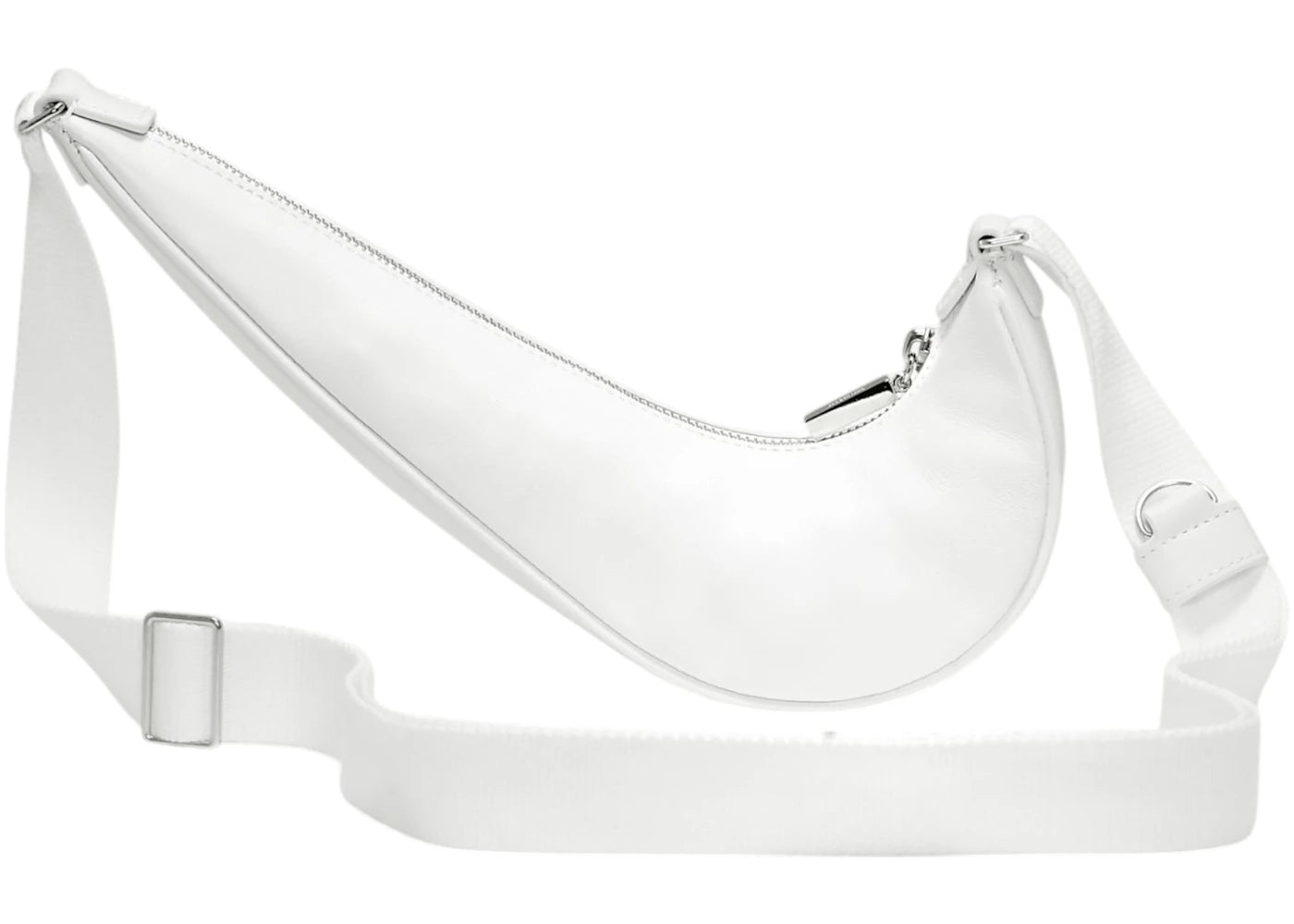 Nike x Jacquemus Le Swoosh Crossbody Bag White/White/Shiny Silver