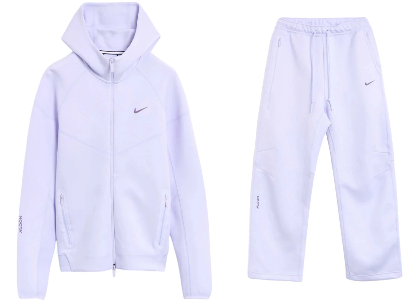 Nike x NOCTA NRG Tech Fleece Hoodie & Pants Set Palest Purple/Daybreak