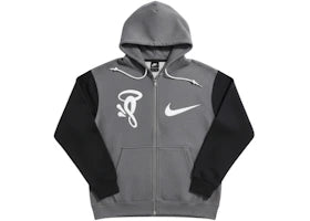 Nike x Syna Solo Swoosh Fleece Full-Zip Hoodie Grey