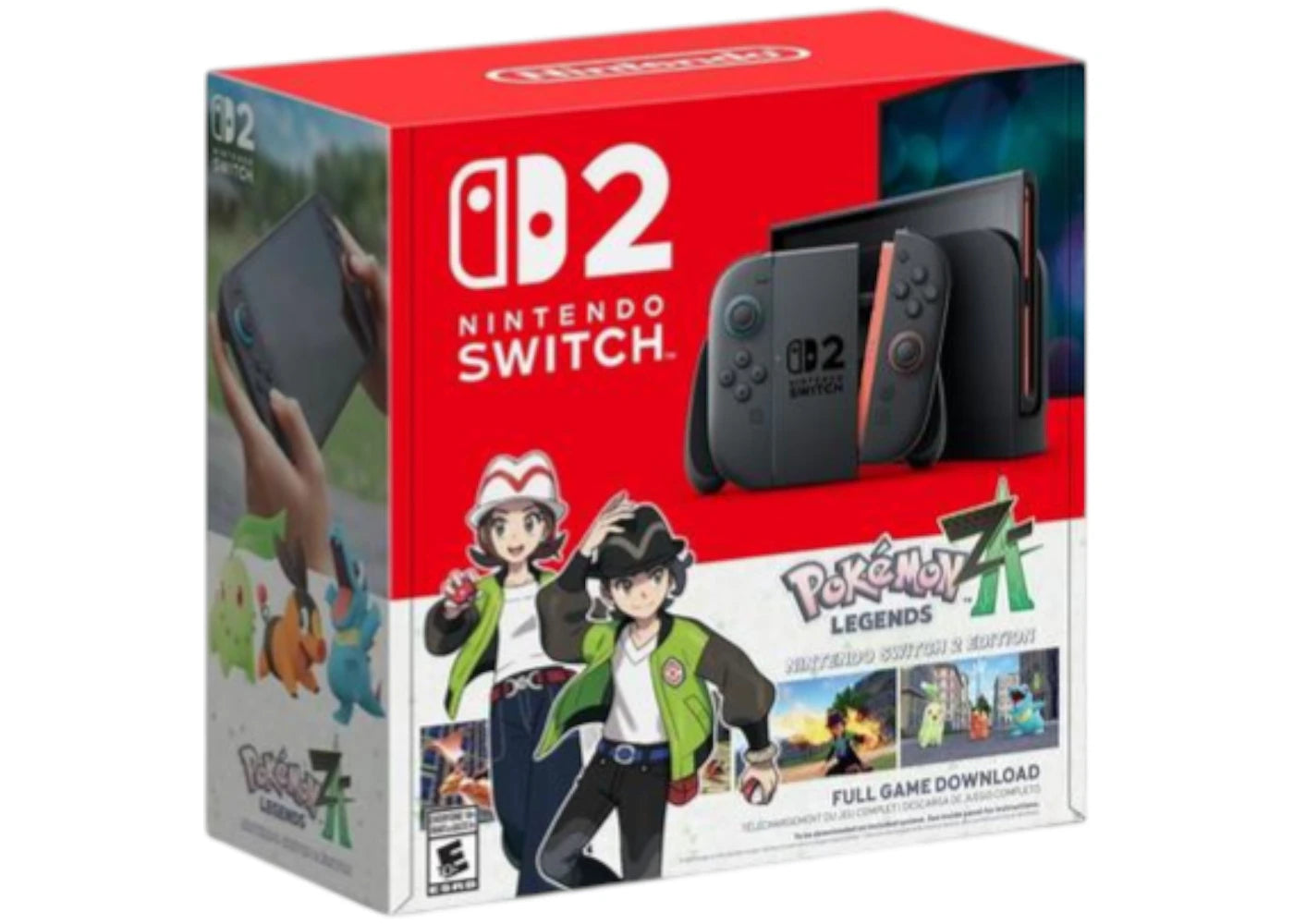Nintendo Switch 2 Console and Pokemon Legends: Z-A Bundle sneakers - authentic Nintendo shoes