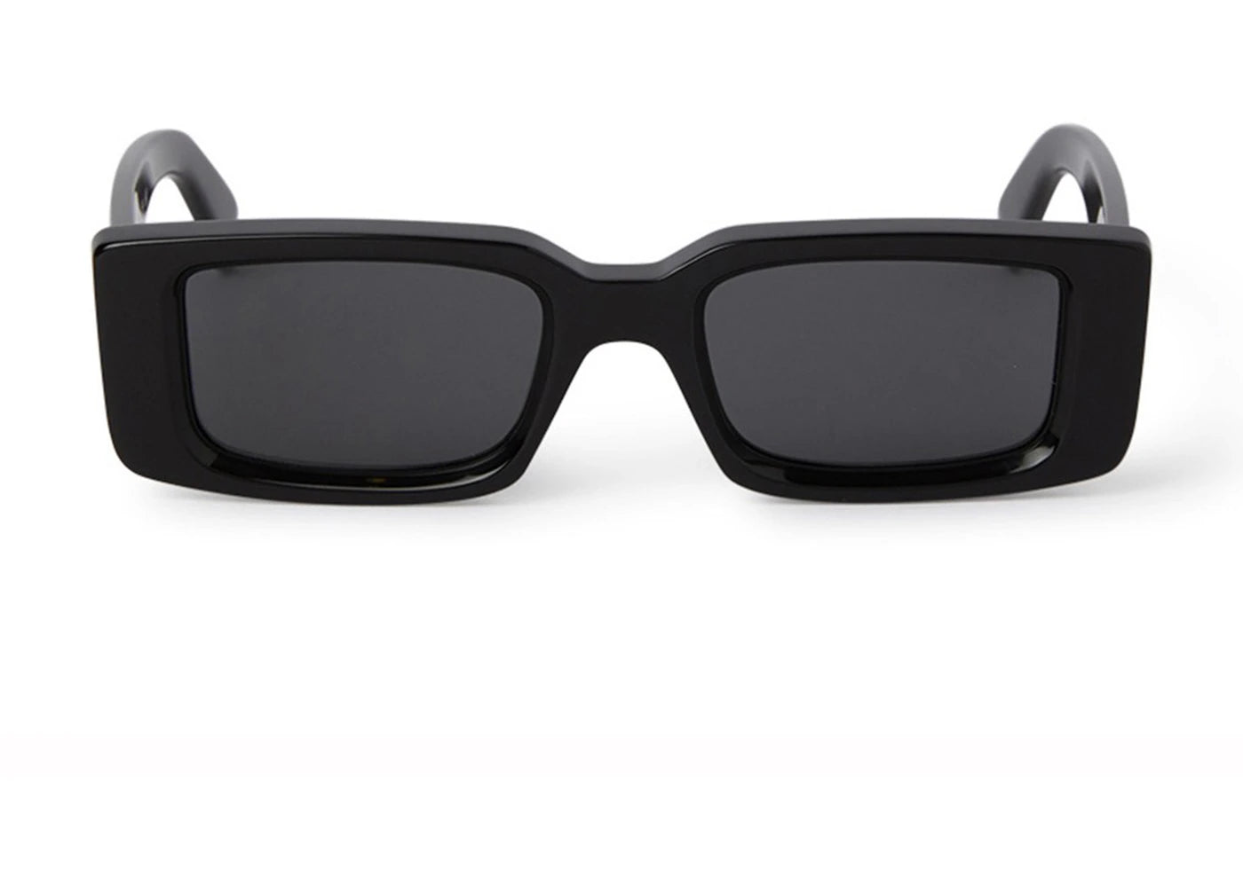 OFF-WHITE Arthur Rechteckige Sonnenbrille Schwarz/Dunkelgrau (OERI127S24PLA0011007-FR)