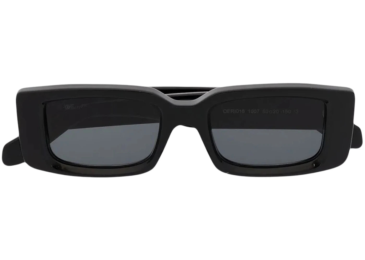 OFF-WHITE Arthur Square Frame Sunglasses Black/White SS22 (OERI016C99PLA0011007)