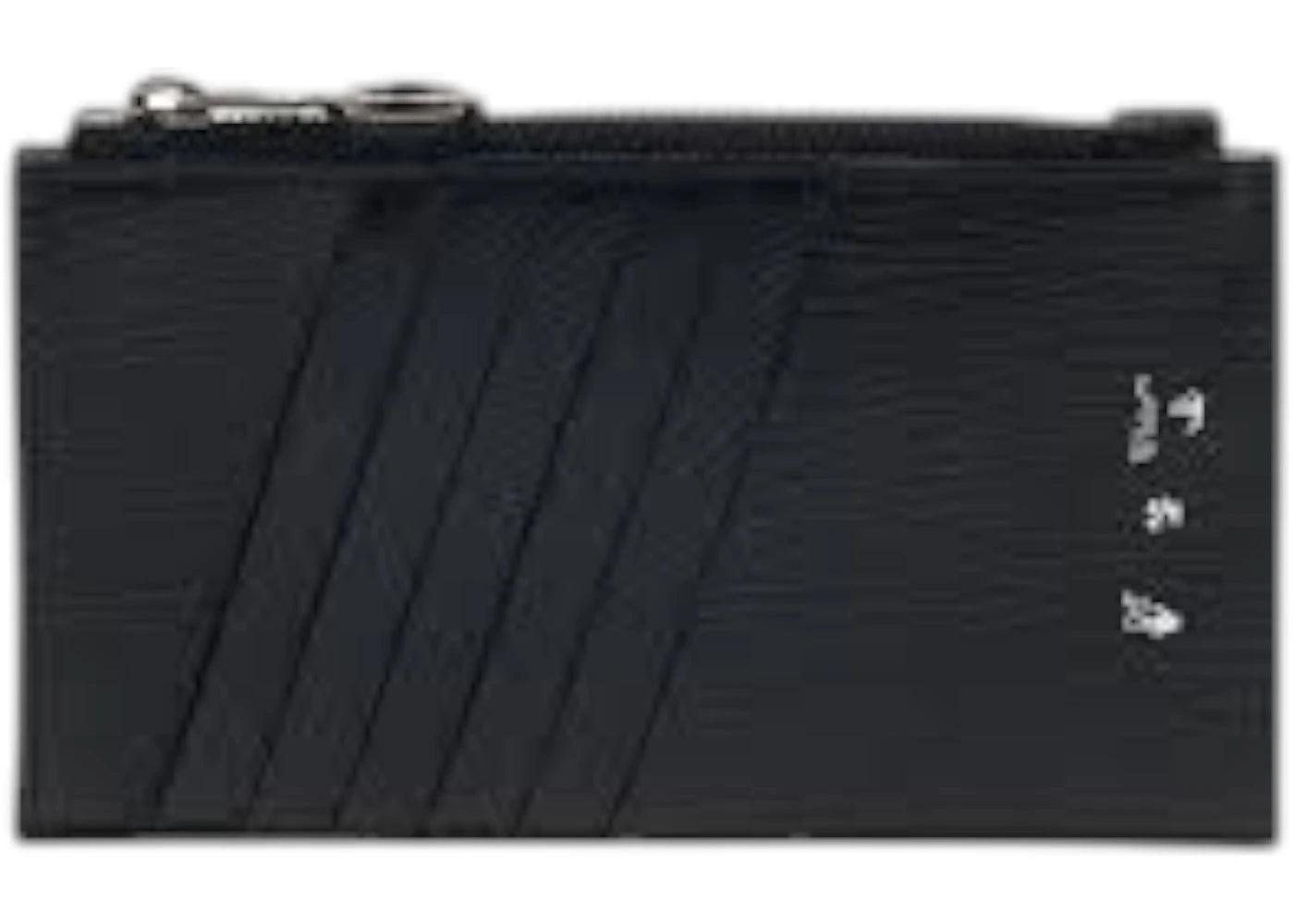 OFF-WHITE Binder-Kartenetui mit Reißverschluss, Schwarz