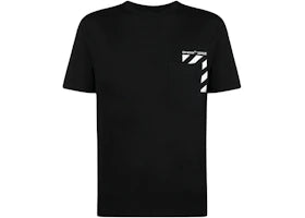 OFF-WHITE Diag-Stripe Pocket Tee Black/White
