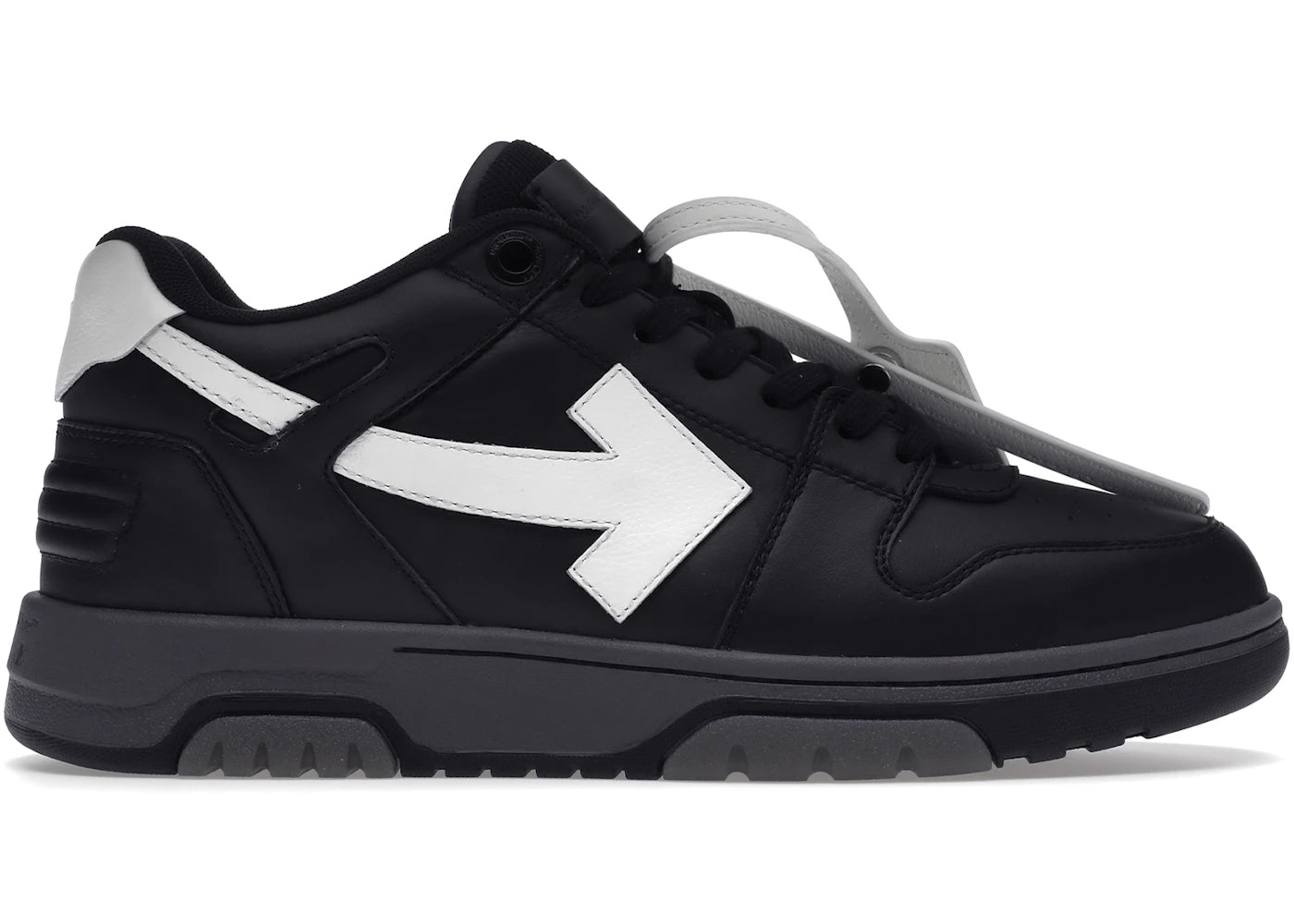 OFF-WHITE Out Of Office OOO Low Tops Black Grey White SS22