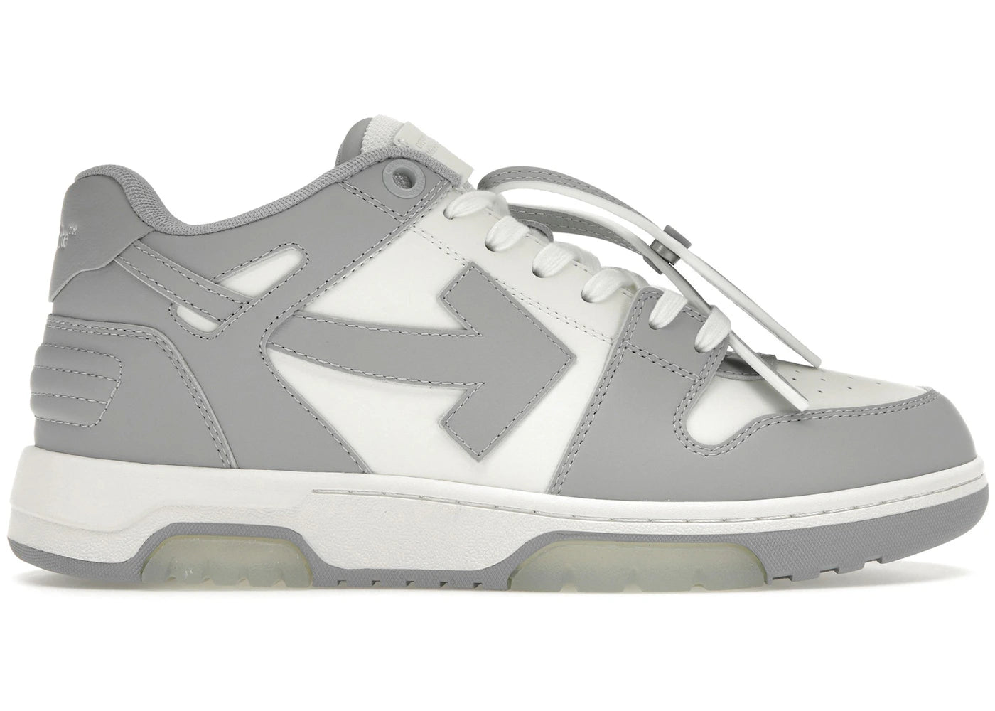 OFF-WHITE Out Of Office Low Grey White Off-White Heel Tab