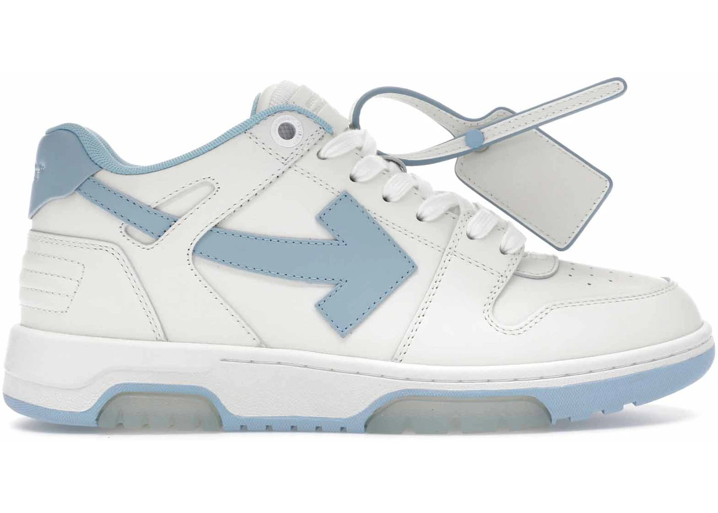 OFF-WHITE Out Of Office OOO Low Tops White Light Blue (2023)