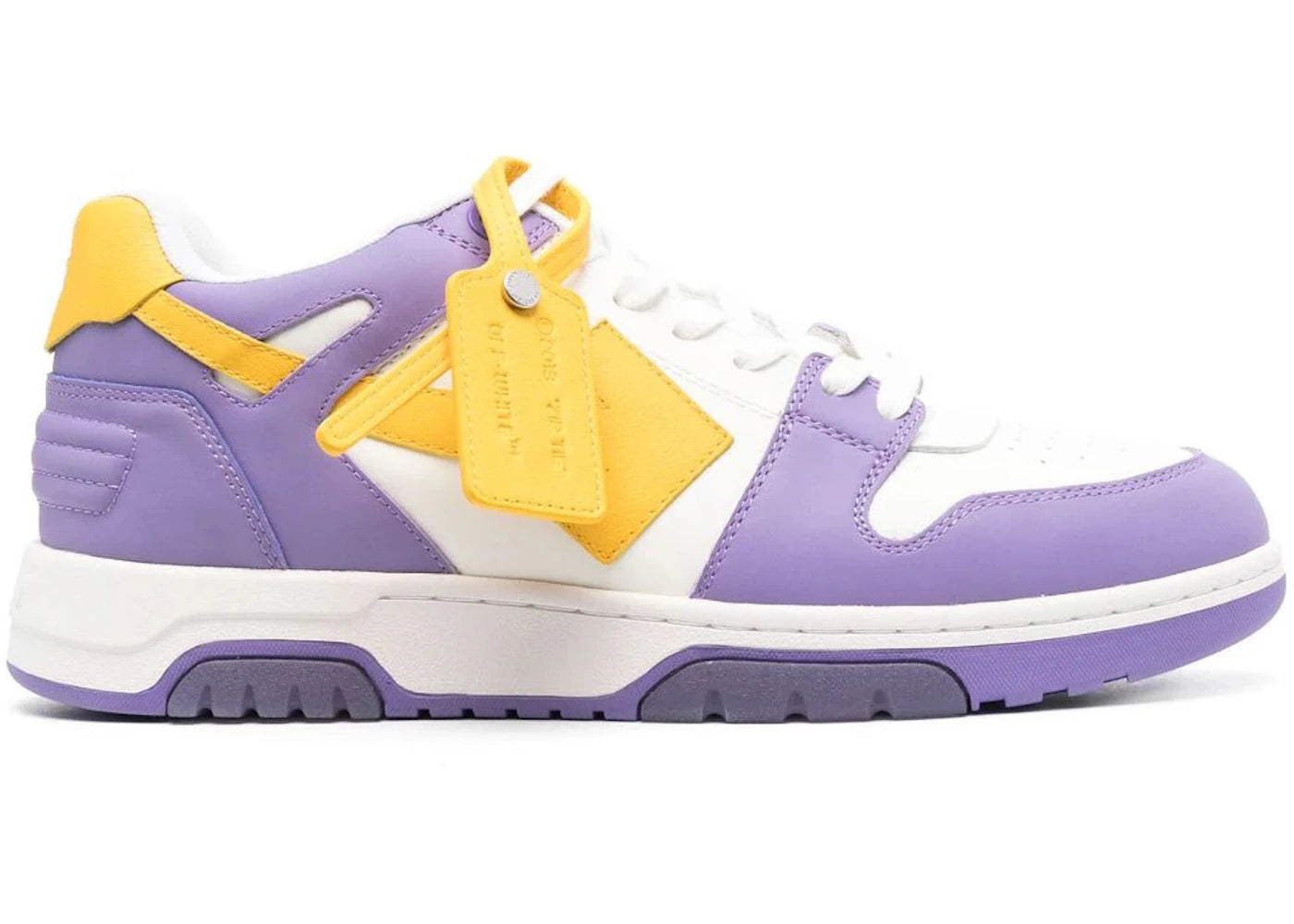 OFF-WHITE Out of Office Sneaker White Purple Yellow