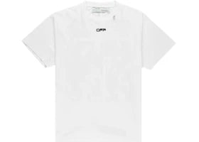 OFF-WHITE Oversized Fit Caravaggio Square T-Shirt White/Black