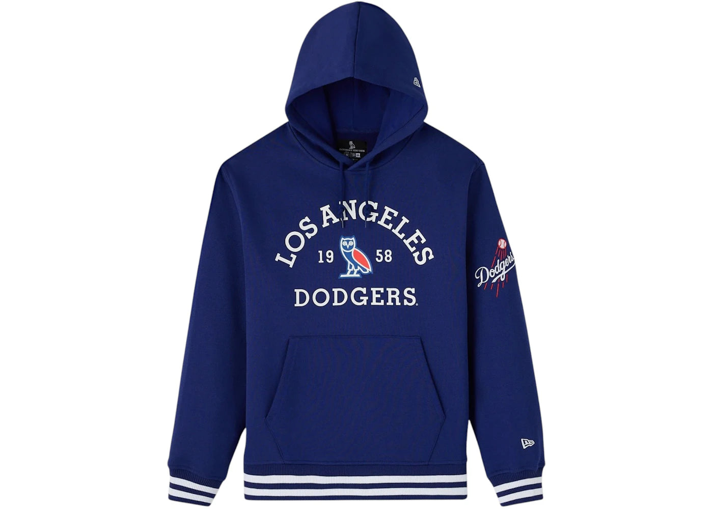 OVO x New Era MLB Los Angeles Dodgers Hoodie Blue sneakers - authentic OVO shoes