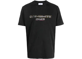 OFF-WHITE Logo-Print Cotton T-shirt Black