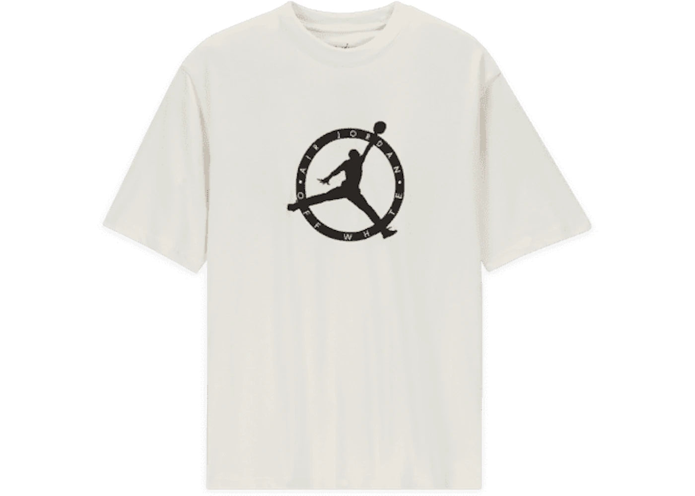 OFF-WHITE x Jordan T-Shirt (Asiatische Größen) Weiß