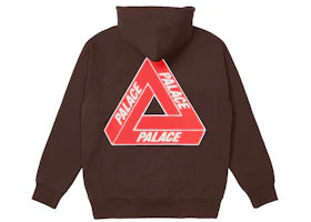 Palace Tri-Chenille Hood (FW21) Brown
