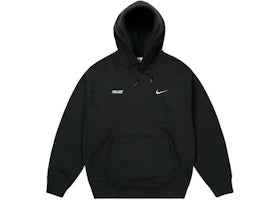 Palace x Nike Font Swoosh Hoodie Black