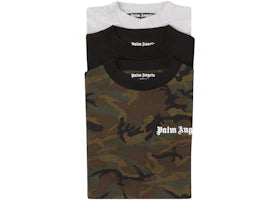 Palm Angels Camo Tripack Classic T-Shirt Multicolor