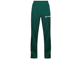 Palm Angels Classic Track Pants Dark Green/White