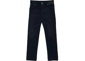 Palm Angels Corduroy Logo Regular 5 Pocket Pants Black