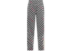 Palm Angels Jordamier Checkered Pants Black/White