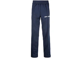 Palm Angels Side Stripe Track Pants Navy Blue/White SS22