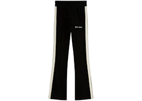 Palm Angels Velvet Flare Track Pants Black