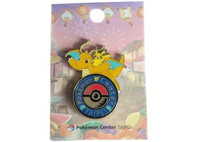Pokemon Center Taiwan Dragonite Pikachu (Taipei Exclusive) Pin Multicolor