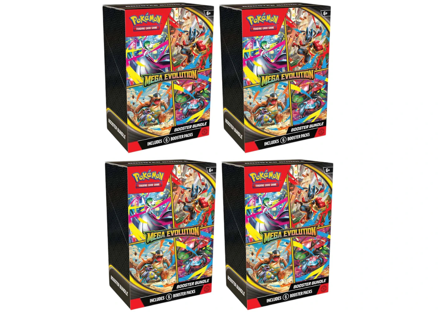 Pokémon Mega Evolution - Base Set Booster Bundle 4x Lot sneakers - authentic Pokemon shoes