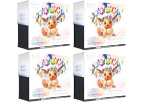 Pokémon Scarlet & Violet Prismatic Evolutions Pokemon Center Elite Trainer Box 4x Lot
