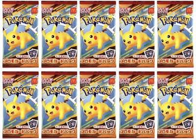 Pokémon XY Mc'Donalds Pikachu Promo Mega Pack (Japanese) 10x Lot