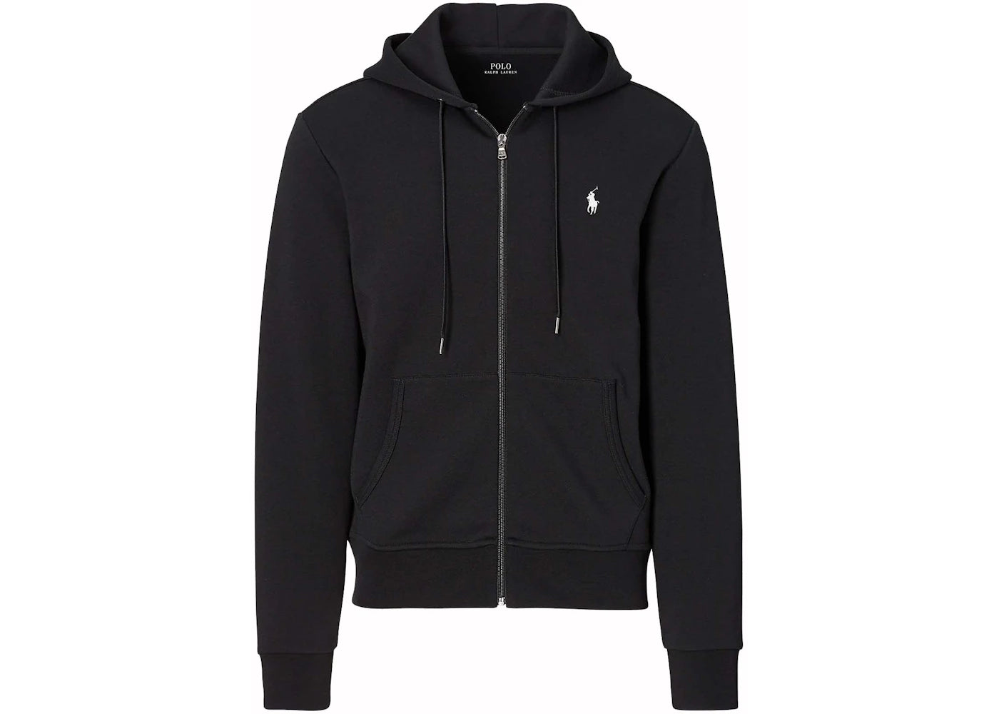 Polo Ralph Lauren Double-Knit Full-Zip Hoodie Polo Black