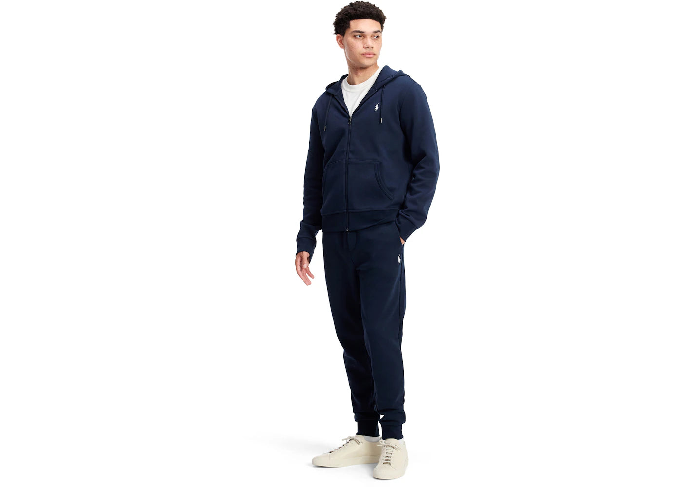 Polo Ralph Lauren Double-Knit Full-Zip Hoodie and Double-Knit Jogger Pant Set Aviator Navy
